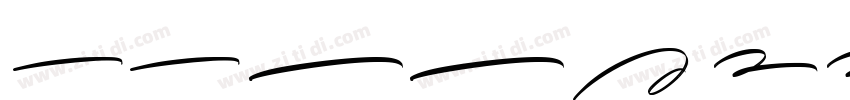 Penna Swashes字体转换